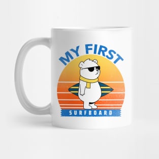 Bear First Surfboard Mug